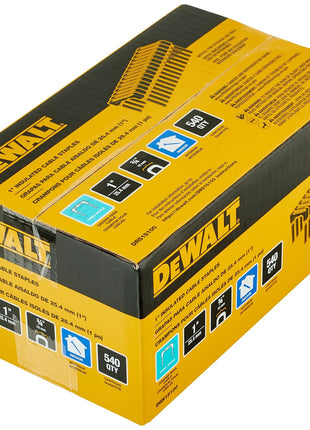 DEWALT 1IN Insulated Elect Staples 540 Qty