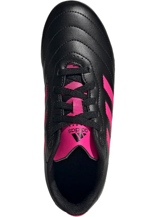 adidas Soccer Goletto VIII Firm Ground Cleats (Toddler/Little Kid/Big Kid) Black/Team Shock Pink 2/Black 1 Little Kid M