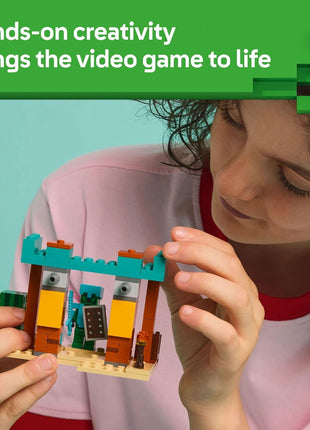 LEGO Minecraft The Illager Desert Patrol Toy Figures and Playset - Building Minecraft Toy for Kids, Boys and Girls, Ages 7+ - with 4 Figures for Pretend Play - Gift Idea for Birthdays - 21267