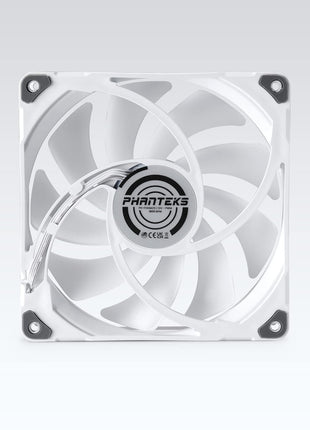 Phanteks M25-140 D-RGB Fan, High-Airflow Radiator Performance, PWM Control up to 1800RPM, ARGB/DRGB Lighting, Daisy-Chain Cable, White, 3 Pack