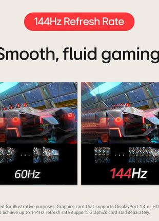LG 27GL83A-B 27-Inch Ultragear QHD 2560 x 1440 IPS Gaming Monitor, 144Hz, 1ms (GtG), NVIDIA G-SYNC, AMD FreeSync, HDR10, HDMI, DisplayPort, Tilt/Height/Pivot Adjustable Stand, Black
