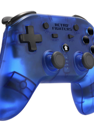 Retro Fighters Defender Next-Gen PS1 - PS2 - PS3 - PS Classic - Switch & PC Compatible Wireless Controller, Blue