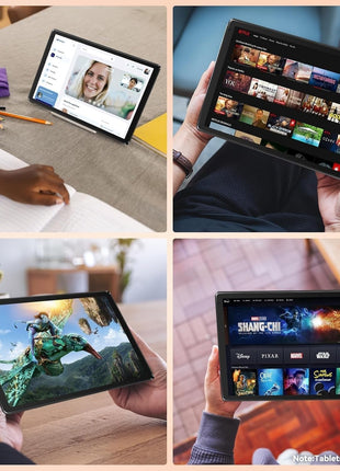 URAO Tablet,10.1" Android 15 Tablet with Octa-core Processor 24GB RAM 128GB ROM HD IPS Touchscreen 8H Battery, Wi-Fi 6, BT 5.0, Dual Camera, Android Tablets