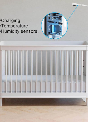 Didalo Floor Stand for Nanit Pro Baby Monitor, Gooseneck Swivel Holder Mount with Adjustable Height and Stable Base,Without Tools or Wall Damage(Camera not Included)
