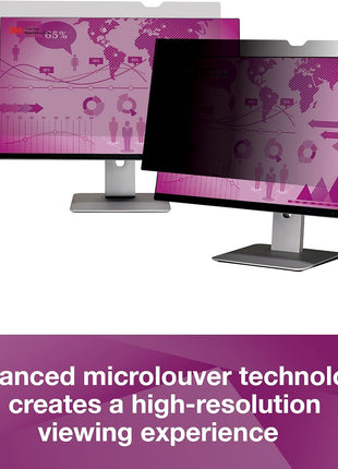 3M High Clarity Privacy Filter for 24in Monitor, 16:10, HC240W1B