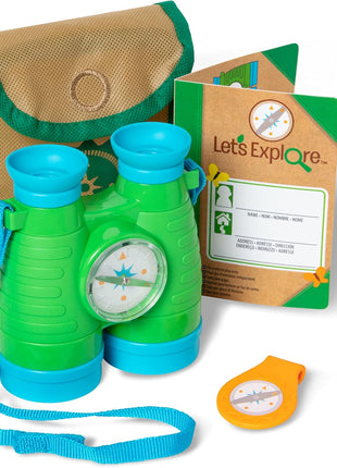 Melissa & Doug Let's Explore Binoculars & Compass Play Set