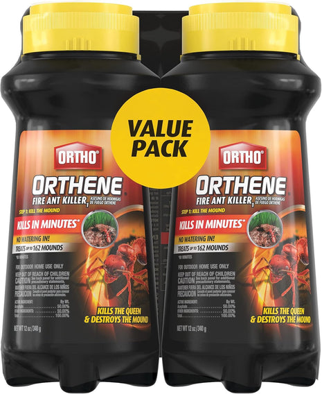 Ortho Orthene Fire Ant Killer1 – Mound Treatment, Outdoor Ant Killer, Kills Queens, No Watering Needed, Treats up to 162 Mounds, 12 oz. (2-Pack)