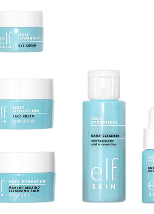 e.l.f. SKIN Holy Hydration! Hydrated Ever After Skincare Mini Kit, Travel