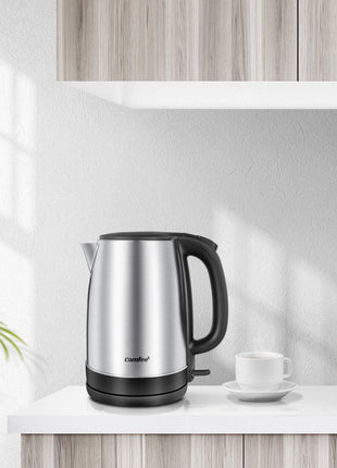 COMFEE' 1.7L Stainless Steel Electric Tea Kettle, BPA Free Hot Water Kettle Electric with LED Light, Auto Shut Off and Boil Dry Protection, 1500W Fast Boil Electric Kettle