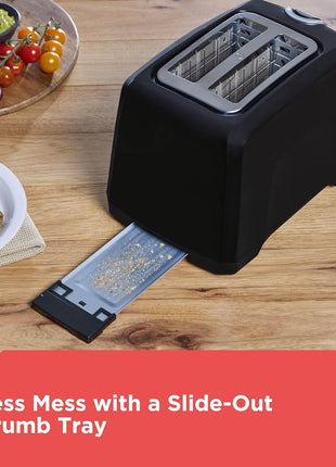 BLACK+DECKER 2-Slice Toaster with Extra-Wide Slots