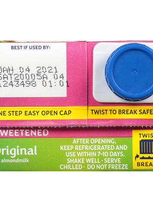 Almond Breeze Dairy Free Almondmilk Unsweetened Original 32 Oz Boxes, 6 Count