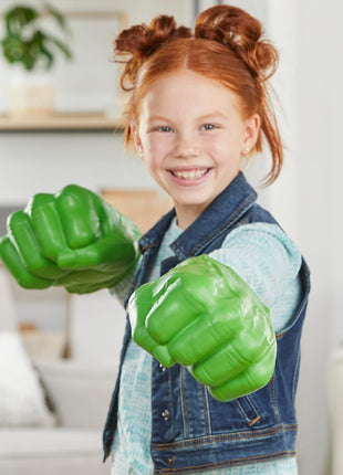 Marvel Hulk Gamma Smash Fists, Soft Foam Role Play Toy, Avengers Super Hero Toys for Kids Ages 5 and Up