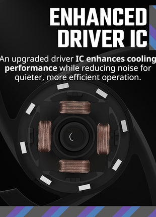 Cooler Master MF120 Halo2 3in1 PC Case|Liquid Cooler|Air Cooler Fan, 120mm Fan, Dual-Loop aRGB Rings, Dynamic PWM 2,050 RPM, Air Balance Blades, aRGB Lighting, Hybrid Frame
