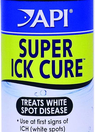 API LIQUID SUPER ICK CURE Fish remedy, Freshwater and Saltwater Fish Medication 4 fl oz(Pack of 1), White