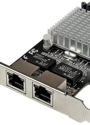 StarTech.com 2 Port PCIe Network Card - RJ45 Port - Intel i350 Chipset - Ethernet Server/Desktop Network Card - Dual Gigabit NIC Card (ST2000SPEXI)