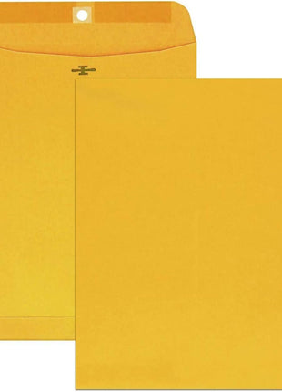 Mead Envelopes, 9 inch x 12 inch, Clasp Closure, Brown Kraft All-Purpose 24-lb Paper Mailing Envelopes, 20 Count (76020)