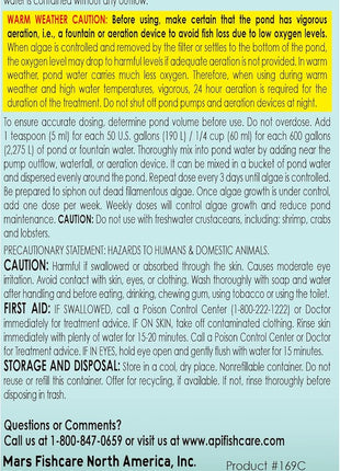 API POND ALGAEFIX Algae Control 1-Gallon Bottle