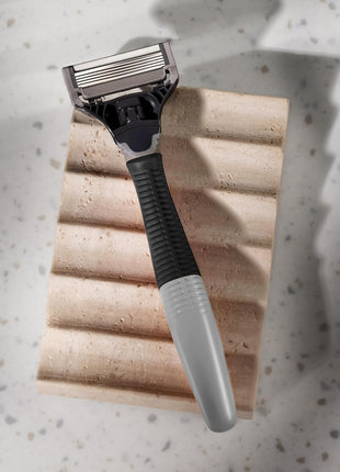 Harry's Shaving Kit for Men - Razor Handle and 3 Razor Blade Refill Cartridges - Charcoal