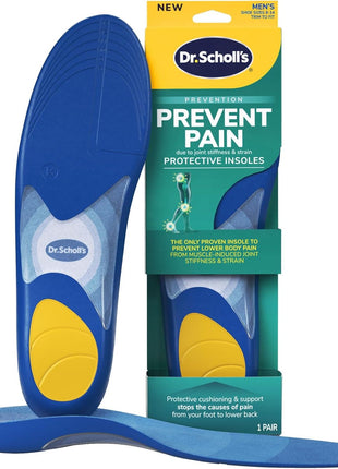 Dr. Scholl’s Prevent Pain Insoles for Women, Size 6-10, 1 Pair: The Only Proven Insole to Prevent Lower Body Pain - Arch Support Shoe Inserts for Women, Protect Against Lower Back, Knee and Foot Pain