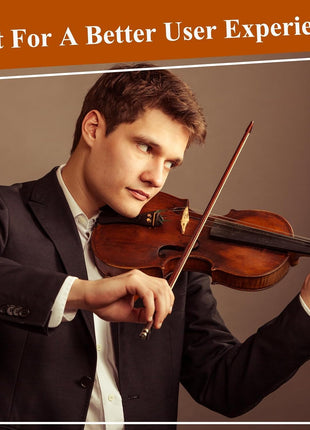 PHOENIX Violin 4/4 Full Size Kit, Violin Fiddle Set for Beginner Adults Student with Rosewood Bow Extra Strings & Bridge (Natural, 4/4)