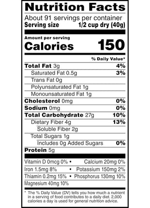Quaker Old Fashioned Rolled Oats, Non GMO Project Verified, Two 64oz Bags in Box, 90 Servings, 4 Pound (Pack of 2)