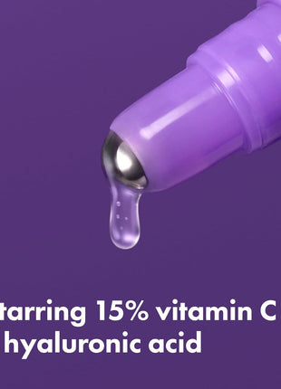 Hero Cosmetics Dark Spot Correct Spot-Fading 15% Vitamin C plus Hyaluronic Acid Serum. Improves the Look of Post Blemish Marks in 7 Days. Twist Applicator and Rollerball Tip for Easy Application. 10mL