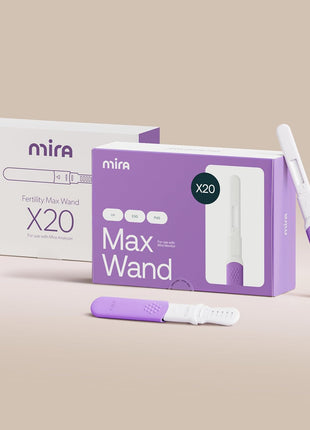 Mira Fertility Max Test Wands for Ovulation Confirmation, 20 Count