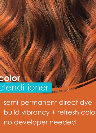 Keracolor Clenditioner COPPER Hair Dye - Semi Permanent Hair Color Depositing Conditioner, 12 Fl. Oz.