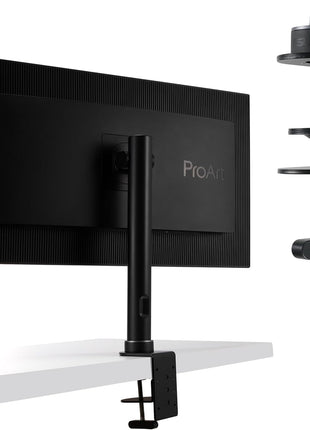 ASUS ProArt Desk Mount Kit (ACL02) 鈥?Supports Most 24 inch to 34 inch Proart Displays, C-Clamp, Mounting Base, Ergonomic Adjustments, Clean Desk Setup, Free Up Desk Space, Quick and Easy Set-up, Minimal