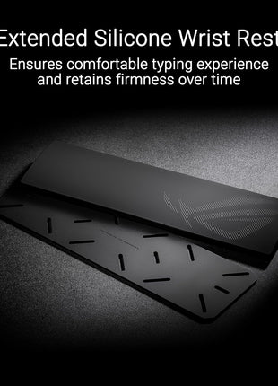 ASUS ROG Azoth Extreme Wireless Mechanical Gaming Keyboard 75% TKL, ROG NX Snow Linear Switches, PBT Keycaps, Aluminum Chassis, Carbon Fiber, Gasket Mount, Color OLED Screen, PC/Mac Support - Black