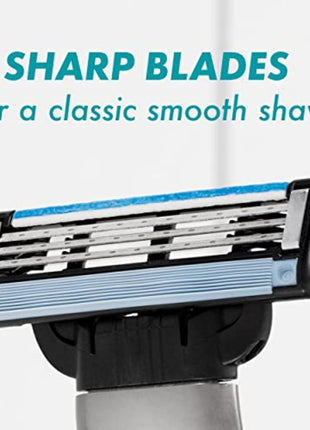 Gillette Mach3 Men's Razor Blades, 15 Blade Refills