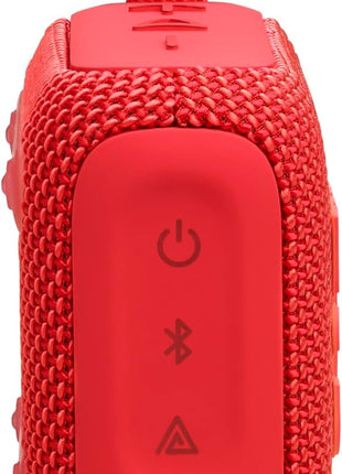 JBL Go 4 - Ultra-Portable, Waterproof and Dustproof Bluetooth Speaker, Big JBL Pro Sound with Punchy bass, 7-Hour Built-in Battery, Made in Part with Recycled Materials (Red)