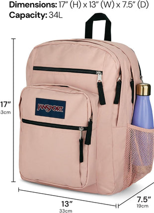 JanSport Laptop Backpack - Computer Bag with 2 Compartments, Ergonomic Shoulder Straps, 15" Laptop Sleeve, Haul Handle - Black