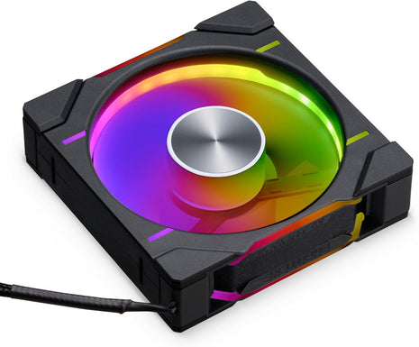 Phanteks D30 120mm ARGB PWM PC Case Fan, Daisy-Chain, Black