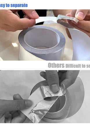 Aluminum Foil Tape, 2 inch x 65 Feet (3.9 mil), Insulation Adhesive Metal High Temperature Heavy Duty HVAC Tape, Silver for Ductwork, Dryer Vent, HVAC