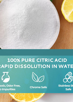 EUHOMY Ice Maker Cleaner & Descaler | 4 Use & Individually Packed | Ice Machine Cleaner with Organic Citric Acid Descaling Powder, Ideal for All Brands