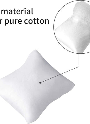 4pc-Velvet Small Bracelet/Watch Pillow Jewelry Displays (White)