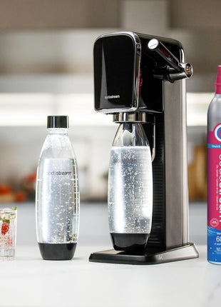 SodaStream CO2 Gas Refill Pack, 2 x 60L Pink Quick Connect Cylinders, Soda Stream CO2 Refill, Return to Earn $15 Amazon.com Gift Card, Compatible with TERRA, ART, ENSO, E-TERRA, E-DUO & Other Brands