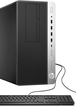 HP ProDesk 600G4 Tower Desktop Computer | Intel i7-8700 (3.4) | 32GB DDR4 RAM | 1TB SSD Solid State | Wi-Fi 5G + Bluetooth | Windows 11 | Home or Office PC (Renewed)