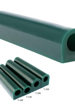 Jewelry Ring Tool Green Wax Tube for Making Rings Mold - Round With Centred Hole/Hard/Solid Carving Blank Large Flat Side (T200)