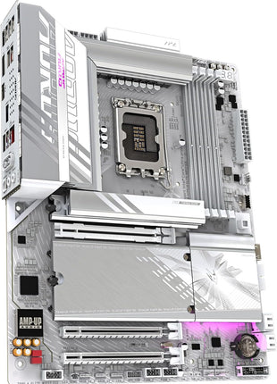GIGABYTE Z890 AORUS Elite WIFI7 ICE Intel Core Ultra (Series 2) LGA 1851 Motherboard, ATX, DDR5, 3X M.2, PCIe 5.0, Thunderbolt 4, WIFI7, 2.5GbE LAN, EZ-Latch