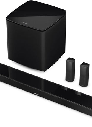 Bose Smart Ultra Dolby Atmos Soundbar, All-in-One Surround Sound System for TV, A.I. Dialogue Mode, Alexa and Google Voice Control, HDMI eARC, Black | Includes HDMI eARC cable, optical cable and remote for home theater, movies and clear dialogue