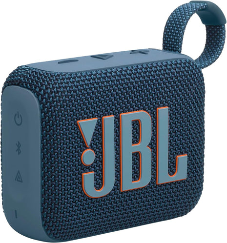 JBL Go 4 - Ultra-Portable Bluetooth Speaker - Blue | Ultra-portable JBL Pro Sound with punchier bass, Up to 7 hours of playtime plus 2 hours with Playtime Boost