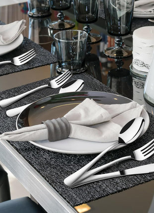Silverware Set for 8, 40 Piece Heavy Duty Stainless Steel Flatware Utensils Cutlery Set Including Steak Knife Fork and Spoon, Dishwasher Safe, Gift Package for Wedding Housewarming