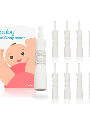Frida Baby Windi Gas Passer, Baby Gas Relief, Made in USA, 100% Natural, Safe & Effective Instant Relief for Babies & Infants, 10ct