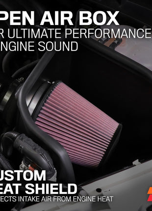 K&N Cold Air Intake System: High-Flow Air Filter, Increase Performance & Acceleration: Compatible with 1993-1997 Chevrolet/Pontiac: Camaro, Firebird, 57-3010-1