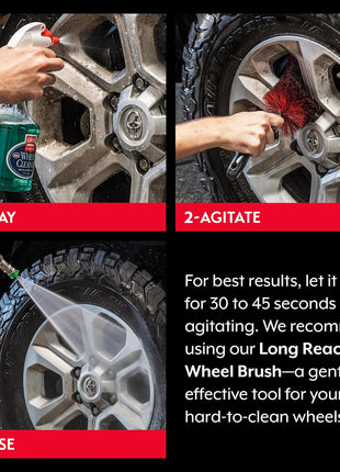 Griot's Garage Wheel Cleaner for All Finishes, Car Tire Rim Cleaning, Brake Dust and Grime Remover, PH Balanced, 11107, One Gallon