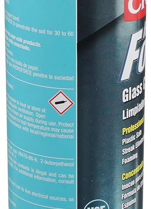 CRC HydroForce Glass Cleaner 14412 – 18 WT. OZ., Professional Strength Cleaning Solution