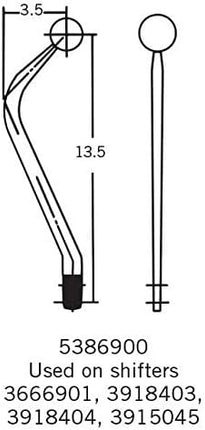 Hurst 5386900 Competition/Plus Replacement Shifter Stick