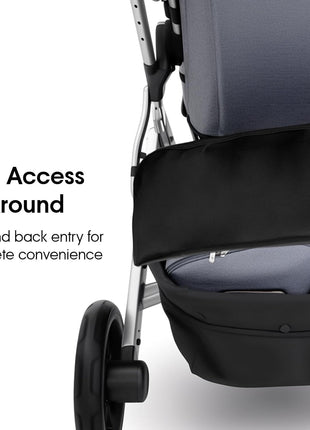 Stroller Basket Cover for UPPAbaby Vista V2 & V3 Accessories â€“ Water-Resistant Storage Protector, Conceals Items, Easy Clip-On Access